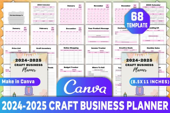2024-2025 Craft Business Planner