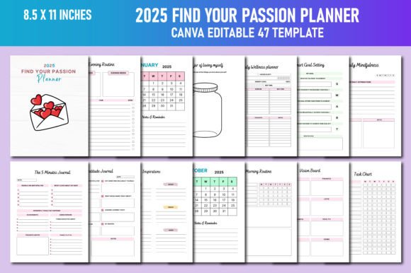 2025 FIND YOUR PASSION PLANNER: A Guide to Living a Purpose-Driven Life