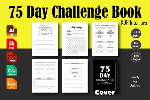 75 Day Challenge Journal Kdp Interiors: A Practical Tool for Personal Growth