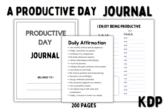 A Productive Day Kdp Interiors: A Comprehensive Guide to a Well-Designed Journal