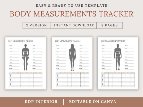 Body Measurements Tracker KDP Interiors