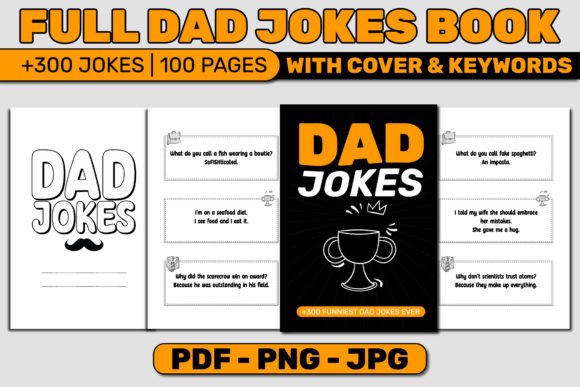 DAD JOKES BOOK KDP INTERIOR COVER