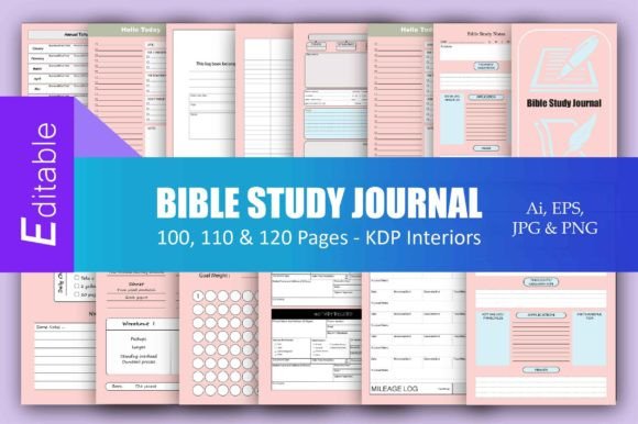Editable Bible Study Journal KDP Interi: A Versatile Tool for Spiritual Growth