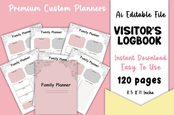 Editable Family Planner KDP Interiors