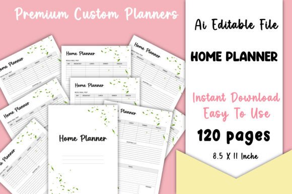 Editable Home Planner KDP Interiors