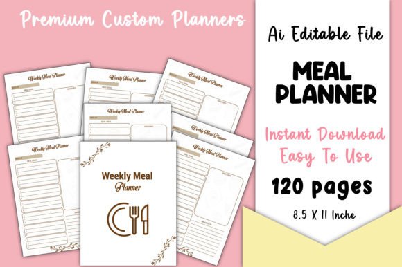 Editable Meal Planner KDP Interiors: A Practical Solution for Organized Living
