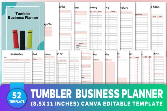 Editable Tumbler Business Planner: A Must-Have Tool for Organized Entrepreneurs