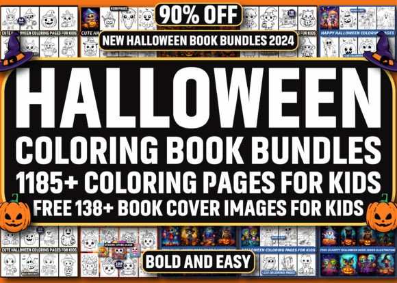 Halloween Coloring Book Bundles for Kids: A Creative and Educational Resource