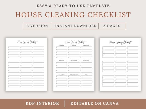 House Cleaning Checklist KDP Interiors: A Practical Guide to a Tidy Home