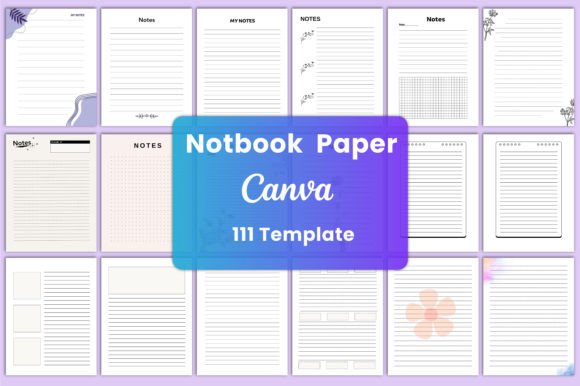 Printable Notebook Paper Mega Bundle