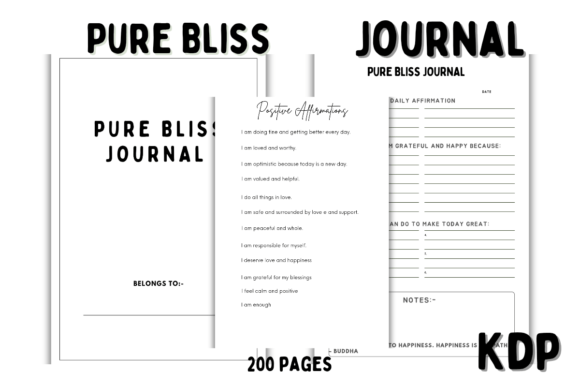 Pure Bliss Journal Kdp Interiors
