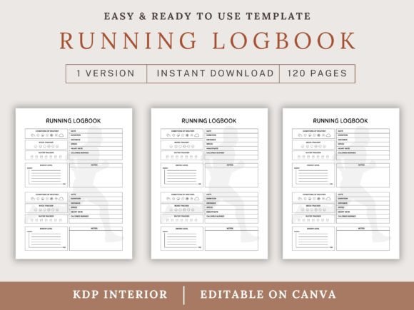 Running Log Book KDP Interiors: A Comprehensive Guide to Tracking Your Running Journey