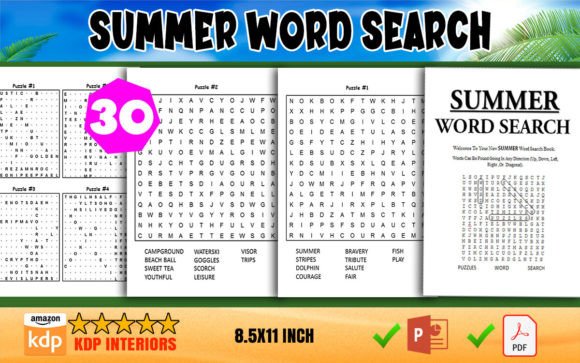 Summer Word Search – KDP Interiors: A Versatile Tool for Creatives and Entrepreneurs