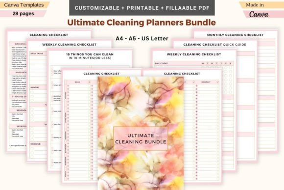 Ultimate Cleaning Planners Bundle
