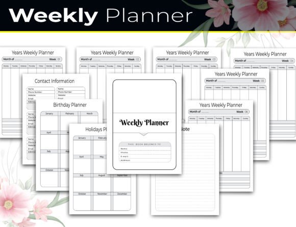 Weekly Planner KDP Interior’s: A Strategic Tool for Effective Planning and Execution