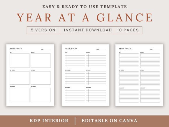Year at a Glance KDP Interiors: A Comprehensive Planning Tool